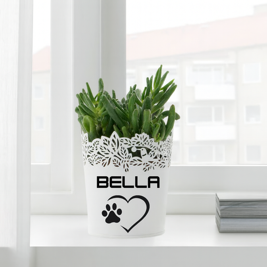 custom name flower pots