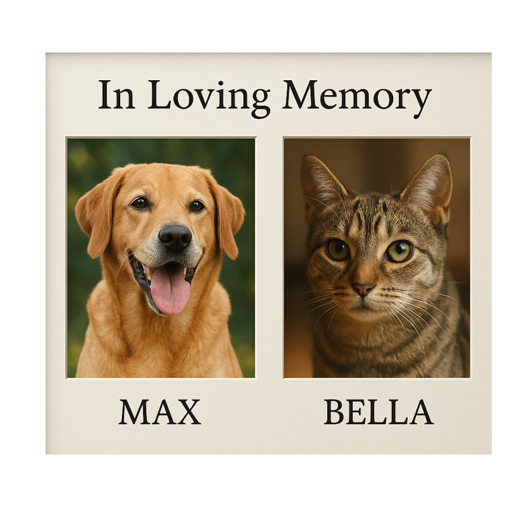 pets loving memory photo